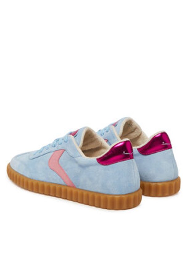 Voile Blanche Sneakersy Ines 0012018630.17.3C93 Niebieski. Kolor: niebieski. Materiał: zamsz, skóra