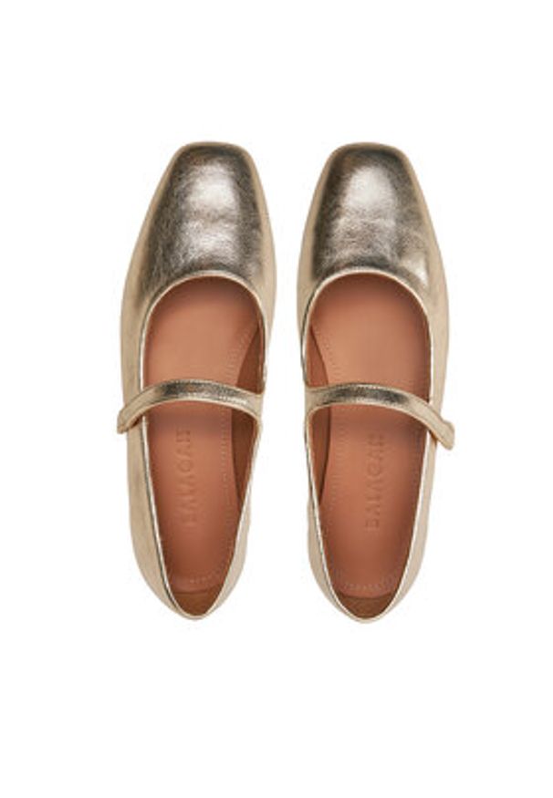 BALAGAN - Balagan Baleriny Pass Złoty. Kolor: złoty. Materiał: skóra