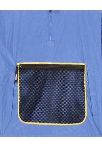 Kenzo - KENZO - Niebieska kurtka wiatrówka. Kolor: niebieski. Materiał: materiał. Długość rękawa: długi rękaw. Długość: długie. Wzór: aplikacja. Styl: retro #3