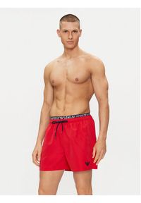 Emporio Armani Underwear Szorty kąpielowe 211740 4R432 00774 Czerwony Regular Fit. Kolor: czerwony. Materiał: syntetyk #4