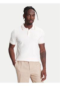 United Colors of Benetton - United Colors Of Benetton Polo 3F9HU302E Beżowy Regular Fit. Typ kołnierza: polo. Kolor: beżowy. Materiał: bawełna