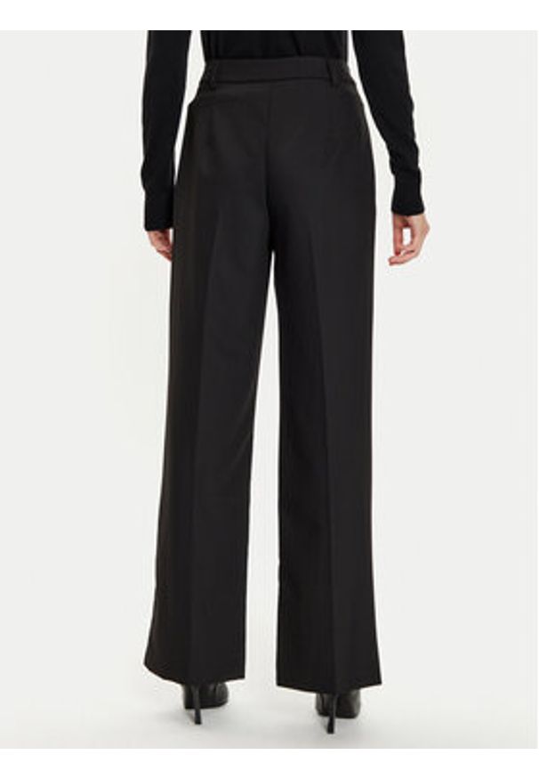 Imperial Spodnie materiałowe P1U5IIC Czarny Wide Leg. Kolor: czarny. Materiał: syntetyk
