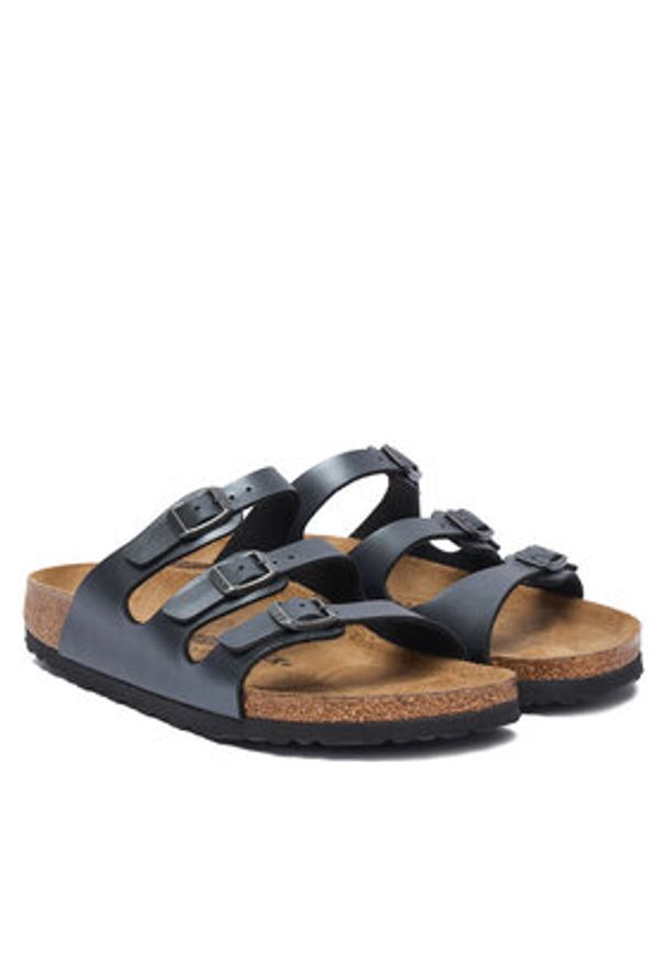 Birkenstock Klapki Florida 1033035 Czarny. Kolor: czarny. Materiał: syntetyk