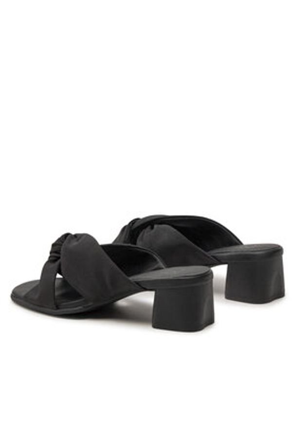 Camper Klapki Katie K201348-001 Czarny. Kolor: czarny. Materiał: materiał