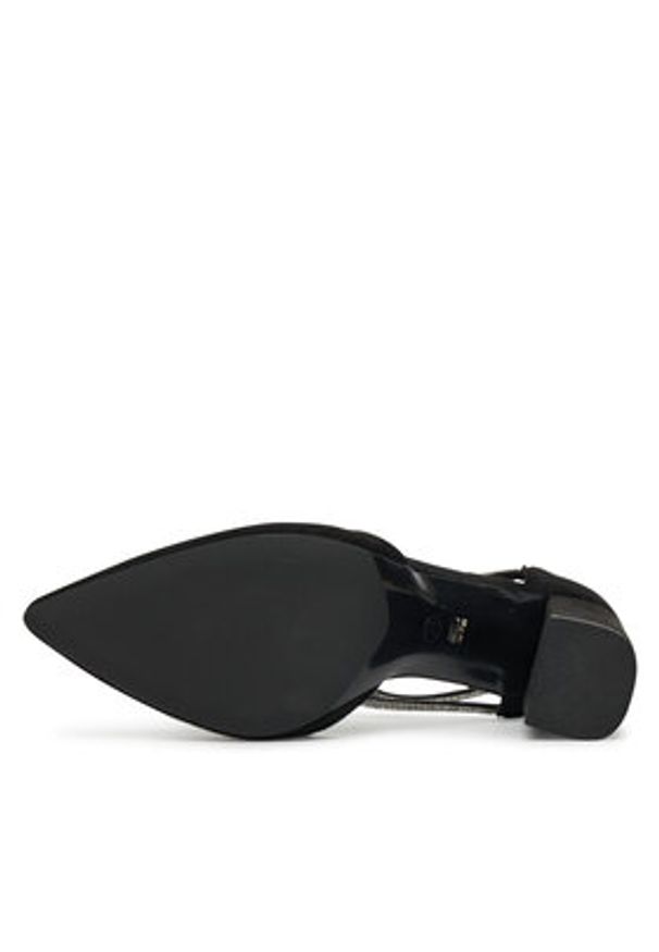 DeeZee Czółenka BG-88416-1 Czarny. Kolor: czarny. Materiał: materiał