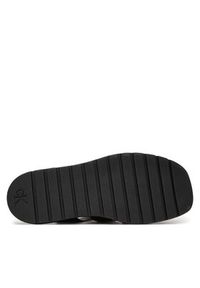 Calvin Klein Jeans Sandały Fisherman Hw Sandal Lth YW0YW01962 Czarny. Kolor: czarny. Materiał: skóra #5