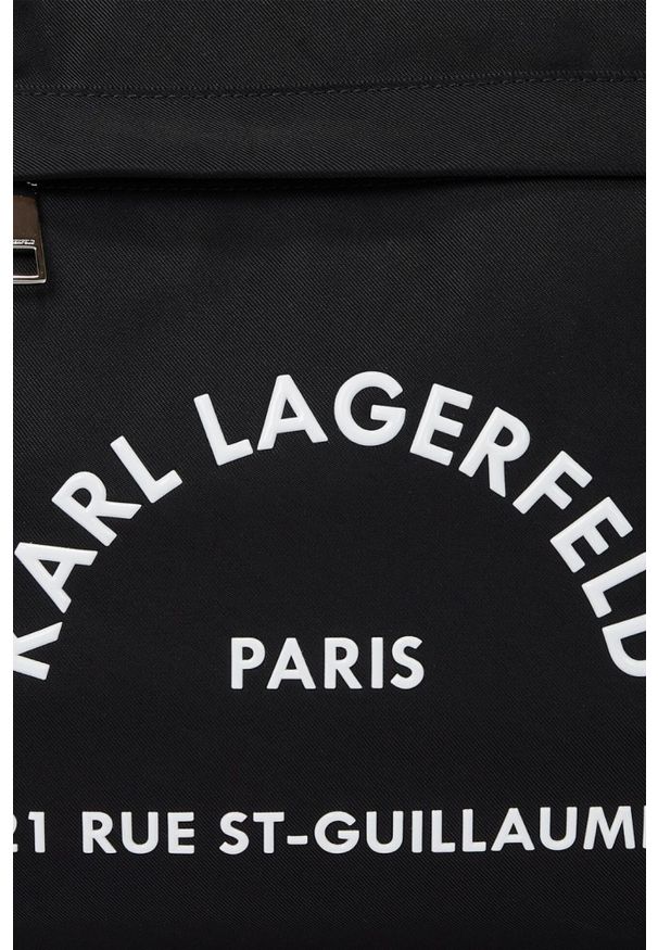 Karl Lagerfeld - KARL LAGERFELD Сzarna torba podróżna K/rsg Nylon. Kolor: czarny. Materiał: nylon