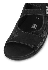 Remonte Sandały D7647-01 Czarny. Kolor: czarny. Materiał: skóra #7