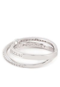 Swarovski Pierścionek Hyperbola 5691231 Srebrny. Materiał: metalowe. Kolor: srebrny #6