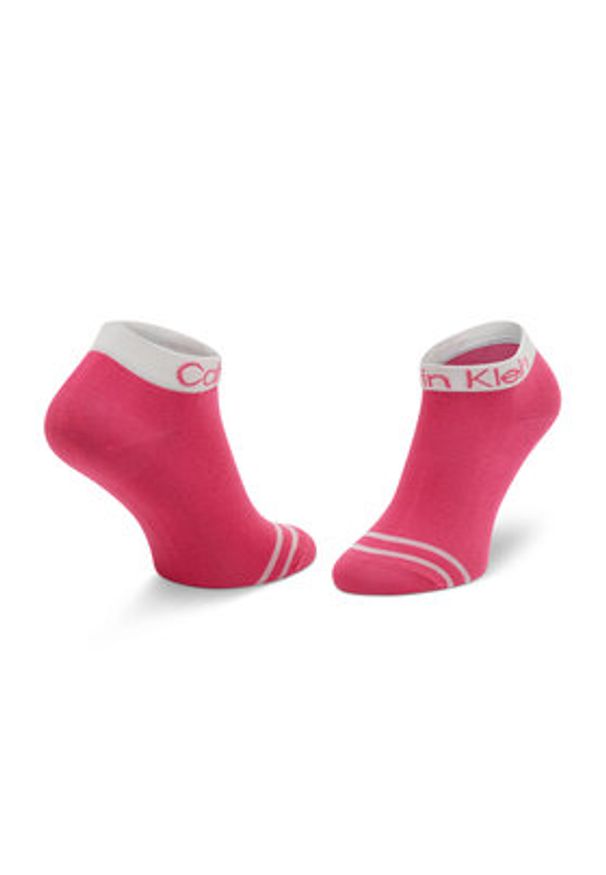 Calvin Klein Skarpety krótkie 701218775 Różowy. Kolor: różowy. Materiał: materiał
