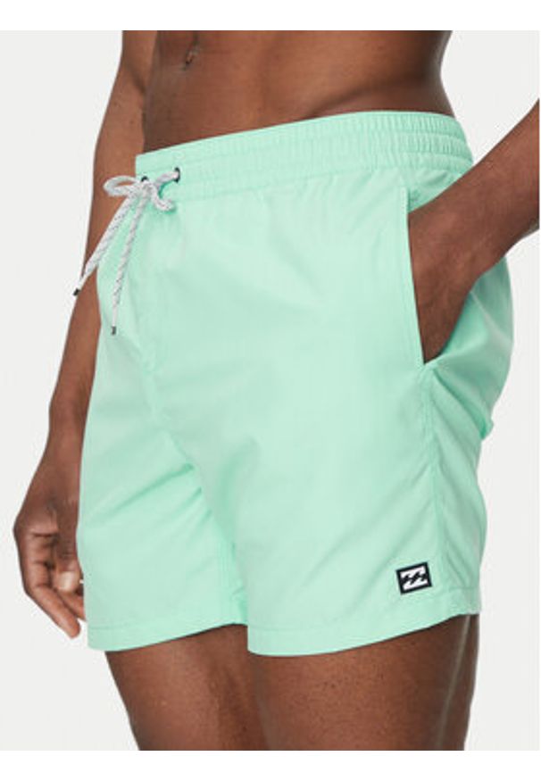 Billabong Szorty kąpielowe All Day EBYJV00134 Turkusowy Regular Fit. Kolor: turkusowy. Materiał: syntetyk