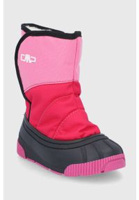 CMP śniegowce dziecięce BABY LATU SNOW BOOTS kolor różowy. Nosek buta: okrągły. Zapięcie: rzepy. Kolor: różowy. Materiał: guma. Sezon: lato