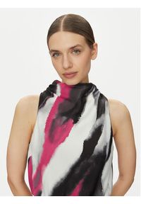 DKNY Sukienka koktajlowa P4JBNZ22 Kolorowy Regular Fit. Materiał: syntetyk. Wzór: kolorowy. Styl: wizytowy #2