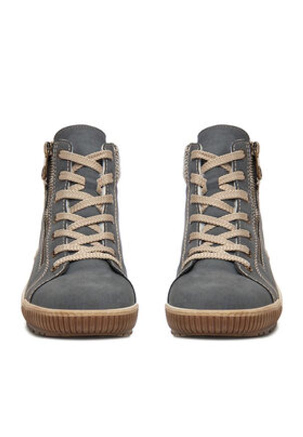 Rieker Trzewiki CEO-N0709-14 Niebieski. Kolor: niebieski. Materiał: syntetyk, materiał