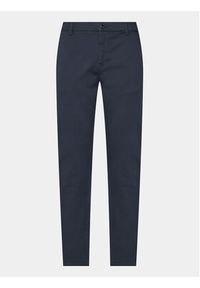 Lindbergh Chinosy 30-005044 Granatowy Slim Fit. Kolor: niebieski. Materiał: bawełna #7