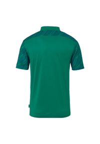 UHLSPORT - Polo Uhlsport Progressive 28. Typ kołnierza: polo. Kolor: czarny, biały, zielony, wielokolorowy. Sport: piłka nożna
