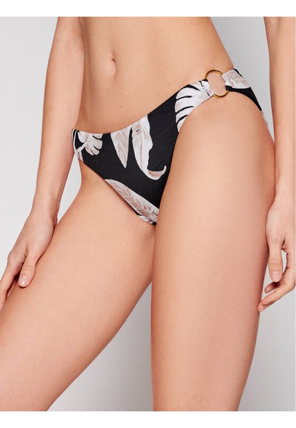 Banana Moon Dół od bikini Vaiva Leaf JPW01 Czarny. Kolor: czarny. Materiał: syntetyk