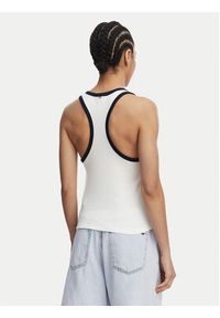 TOMMY HILFIGER - Tommy Hilfiger Top UW0UW06308 Biały Regular Fit. Kolor: biały. Materiał: bawełna #2