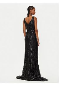 Fracomina Sukienka wieczorowa FQ24WD3014W53601 Czarny Slim Fit. Kolor: czarny. Materiał: syntetyk. Styl: wizytowy #2
