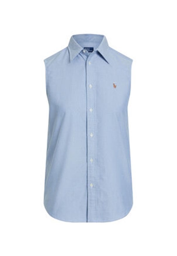 Polo Ralph Lauren Koszula 211968896002 Błękitny Classic Fit. Typ kołnierza: polo. Kolor: niebieski. Materiał: bawełna