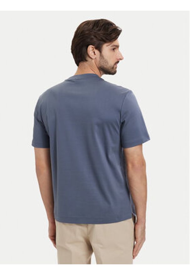 BOSS T-Shirt C-Taut 01 50555844 Granatowy Regular Fit. Kolor: niebieski. Materiał: bawełna
