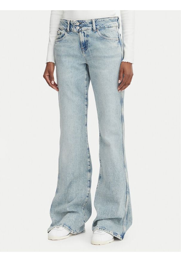 Tommy Jeans Jeansy Sia DW0DW23091 Niebieski jasny Bootcut Fit. Kolor: niebieski