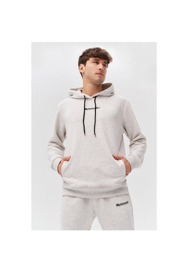 ROUGH RADICAL - Męska bluza dresowa Rough Radical Cotton Active Hoodie Men. Kolor: szary. Materiał: dresówka