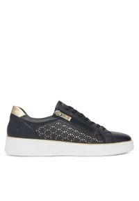 Remonte Sneakersy D2E03-03 Czarny. Kolor: czarny. Materiał: materiał, syntetyk #1