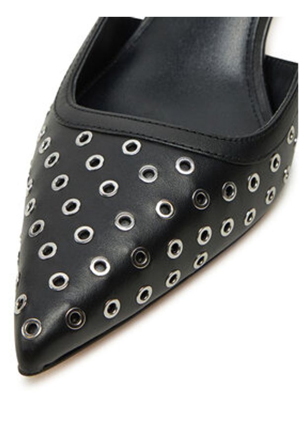 MICHAEL Michael Kors Szpilki Alora Mid Sling 40R5ALMP3L Czarny. Kolor: czarny. Materiał: skóra. Obcas: na szpilce