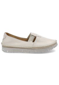 Beżowe Półbuty Maciejka Wygodne Skórzane Buty. Okazja: na co dzień, na spacer. Kolor: beżowy. Materiał: skóra. Sezon: lato, wiosna. Styl: casual #3