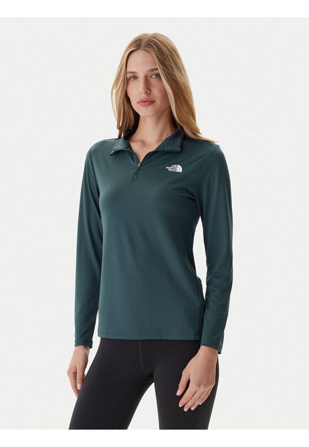 The North Face Koszulka techniczna Flex NF0A8BRQ Zielony Slim Fit. Kolor: zielony. Materiał: syntetyk