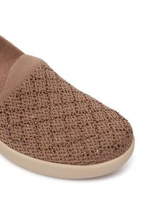skechers - Skechers Półbuty Martha Stewart: Pier-Lite - My Reflection 188019/MOC Brązowy. Kolor: brązowy. Materiał: materiał #4