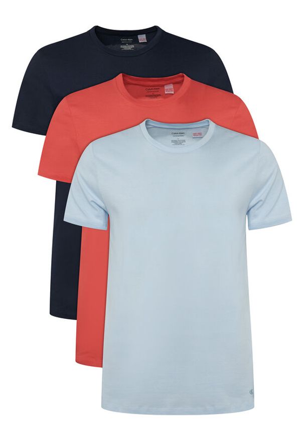 Calvin Klein Underwear Komplet t-shirtów LV00NB4051 Różowy Regular Fit. Kolor: różowy. Materiał: bawełna
