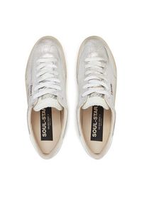 GOLDEN GOOSE Sneakersy Soul Star GWF00464.F006952.12179 Srebrny. Kolor: srebrny. Materiał: skóra, zamsz #4