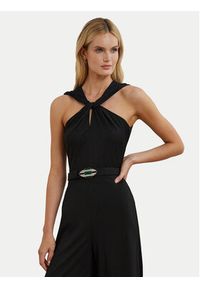 Lauren Ralph Lauren - LAUREN RALPH LAUREN Kombinezon 200951815001 Czarny Wide Leg. Kolor: czarny. Materiał: syntetyk