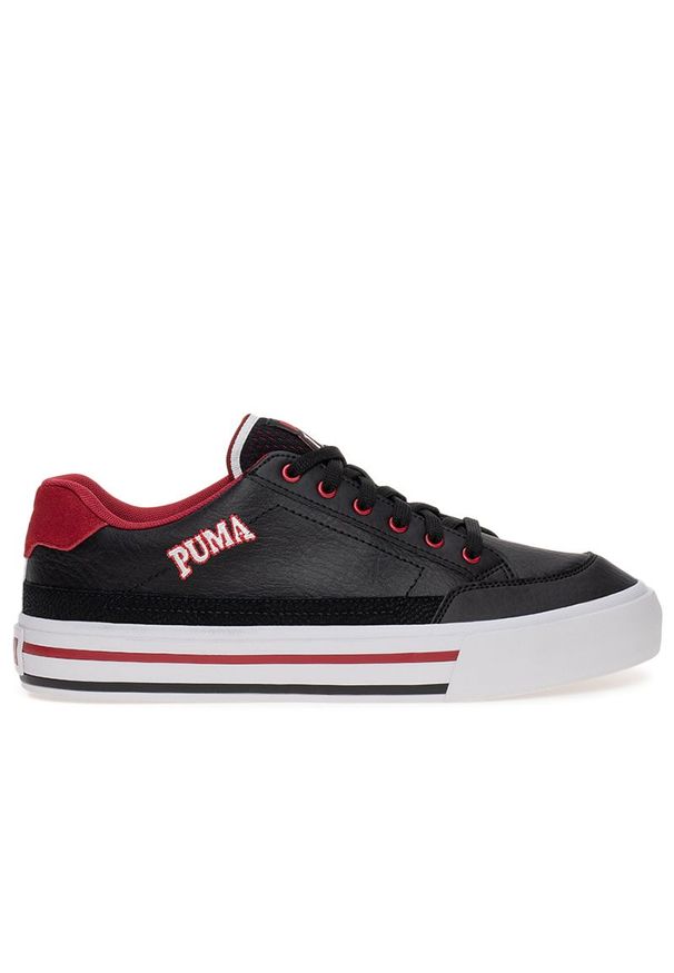 Buty Puma Court Classic Vulc Retro Club 39508902 - czarne. Kolor: czarny. Materiał: skóra, guma, zamsz, syntetyk. Szerokość cholewki: normalna. Sport: tenis