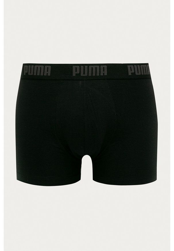 Puma - Bokserki (2-pack). Kolor: czarny