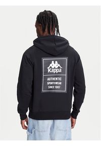 Kappa Bluza Authentic 321W7GW Czarny Regular Fit. Kolor: czarny. Materiał: bawełna #3