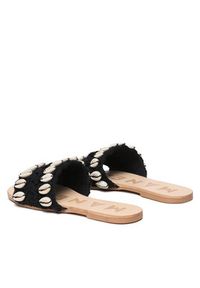 Manebi Klapki Sandals - Yucatan S 2.9 Y0 Czarny. Kolor: czarny. Materiał: materiał #3
