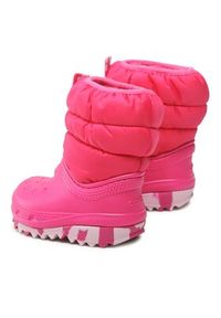 Crocs Śniegowce Classic Neo Puff Boot T 207683 Różowy. Kolor: różowy #5