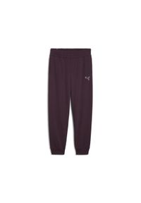 Puma - Damskie spodnie dresowe Better Essentials PUMA Midnight Plum Purple. Kolor: fioletowy. Materiał: dresówka. Sport: joga i pilates #1