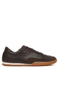 Sneakersy BOSS. Kolor: brązowy
