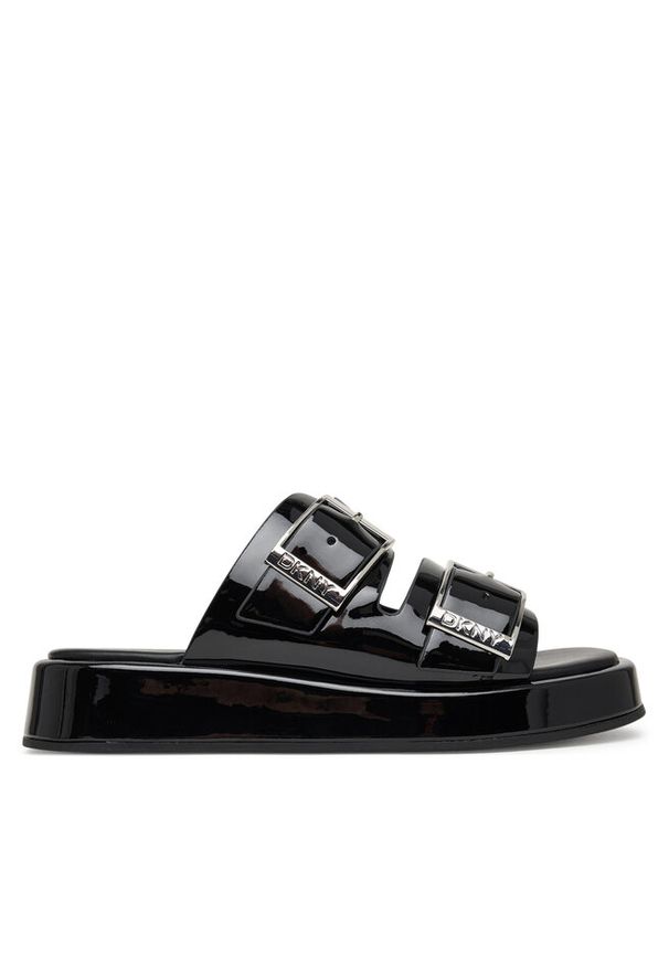 Klapki DKNY. Kolor: czarny