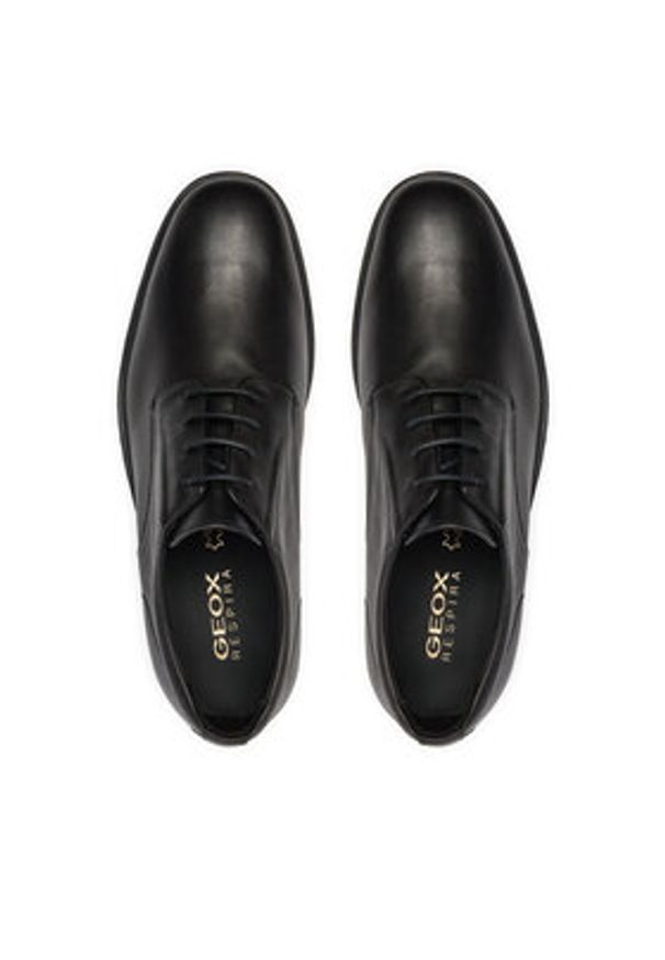 Geox Półbuty U Dublin A U34R2A 00043 C9999 Czarny. Kolor: czarny. Materiał: skóra