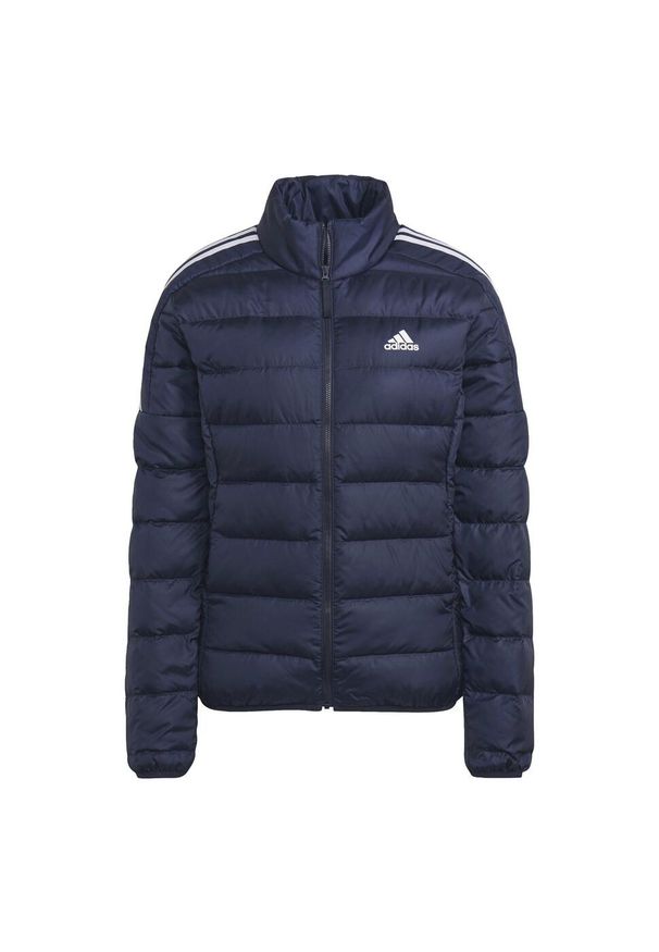 Adidas - Essentials Down Jacket. Kolor: niebieski. Sezon: zima