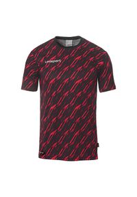 UHLSPORT - Koszulka Uhlsport Progressive 28. Kolor: czerwony, czarny, wielokolorowy. Materiał: materiał. Wzór: nadruk. Sport: piłka nożna