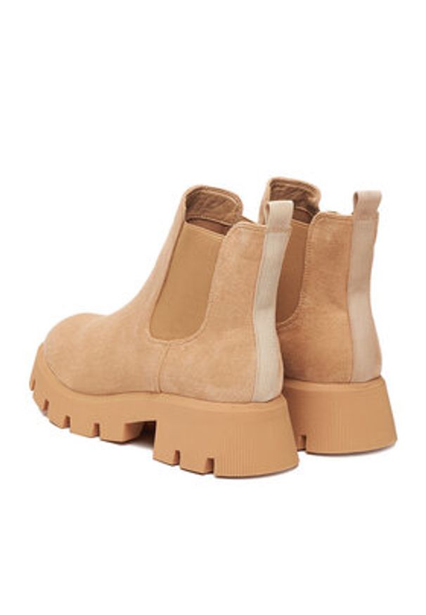 DeeZee Sztyblety Y8141-3 Beżowy. Kolor: beżowy. Materiał: syntetyk, materiał