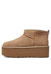 Ugg Śniegowce Classic Ultra Mini Platform 1135092 Beżowy. Kolor: beżowy. Materiał: skóra. Obcas: na platformie