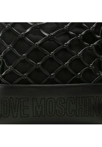 Love Moschino - LOVE MOSCHINO Torebka JC4241PP0GKH100A Czarny. Kolor: czarny. Materiał: skórzane #4