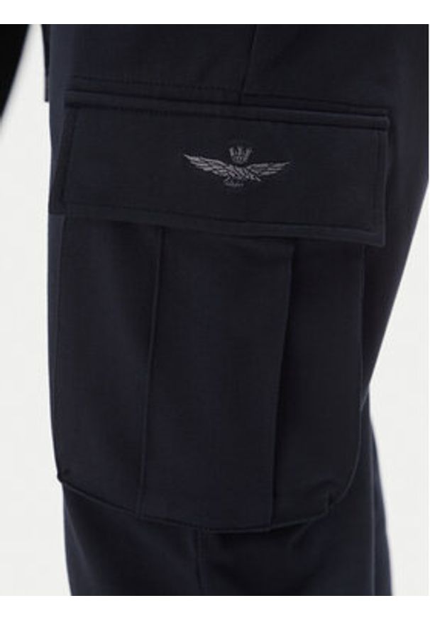 Aeronautica Militare Spodnie dresowe 251PF860F459 Granatowy Regular Fit. Kolor: niebieski. Materiał: bawełna